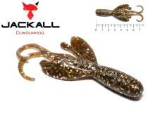 Силикон Jackall Dumdumhog 3.0" Pumpkin/Silver Flake